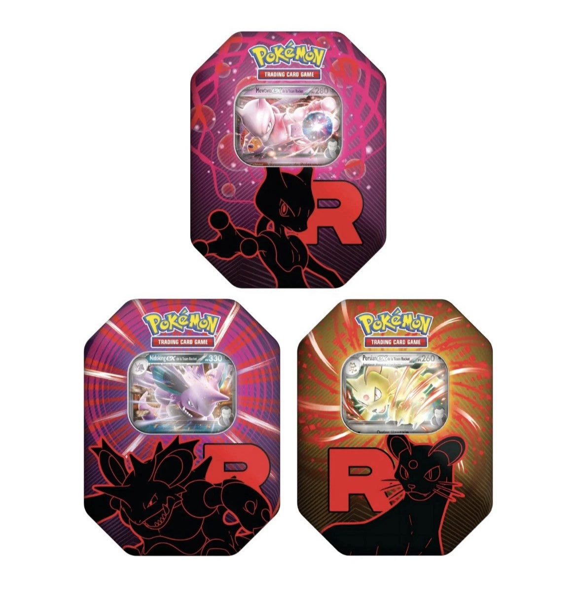 Lot de 3 Pokébox - Pokémon - Team Rocket Fr
