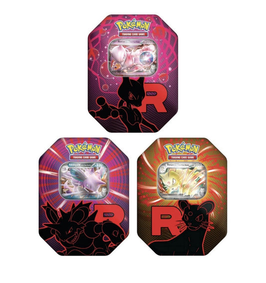 Lot de 3 Pokébox - Pokémon - Team Rocket Fr