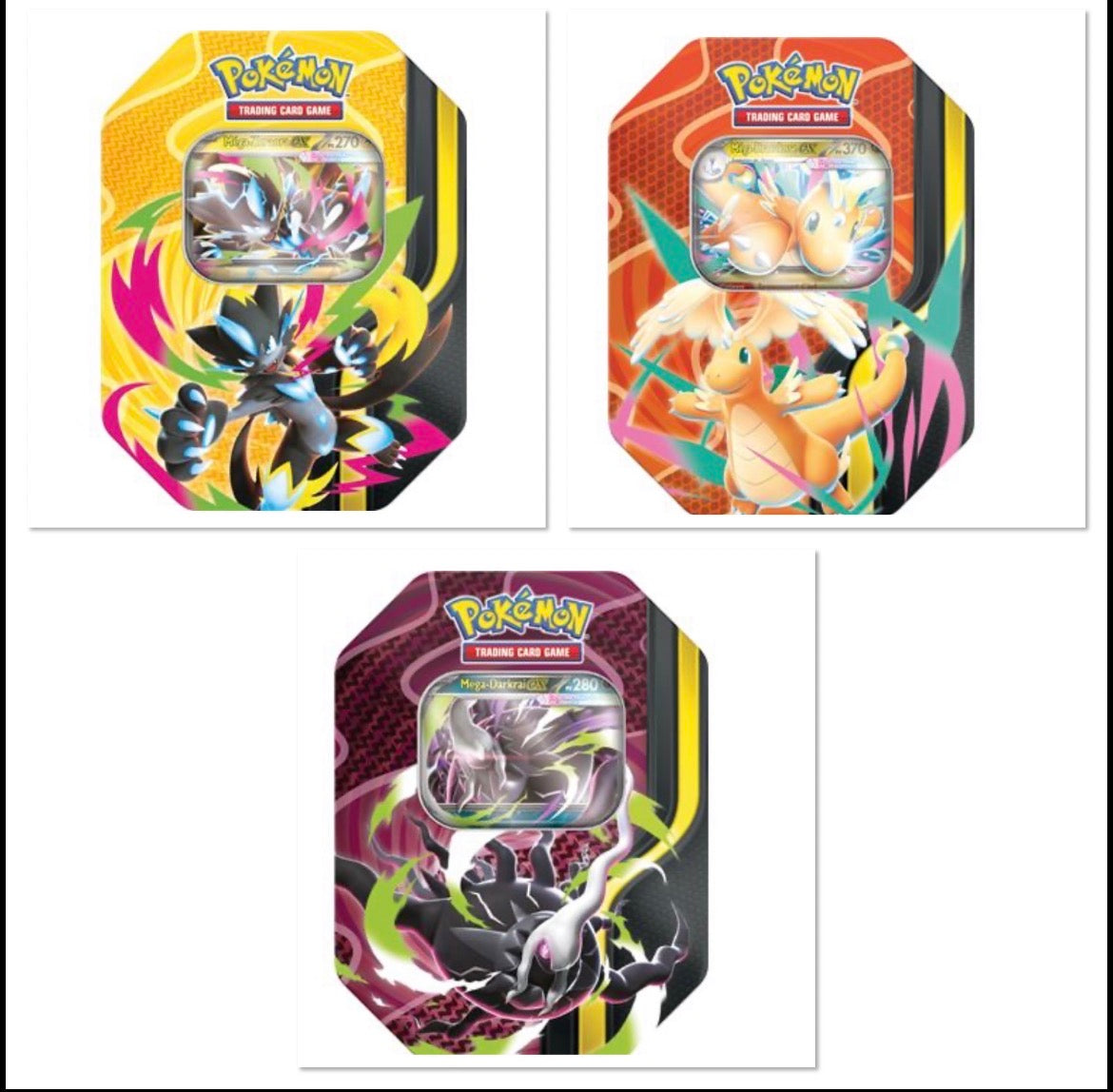 Lot de 3 Pokebox 2.5 Méga Forces